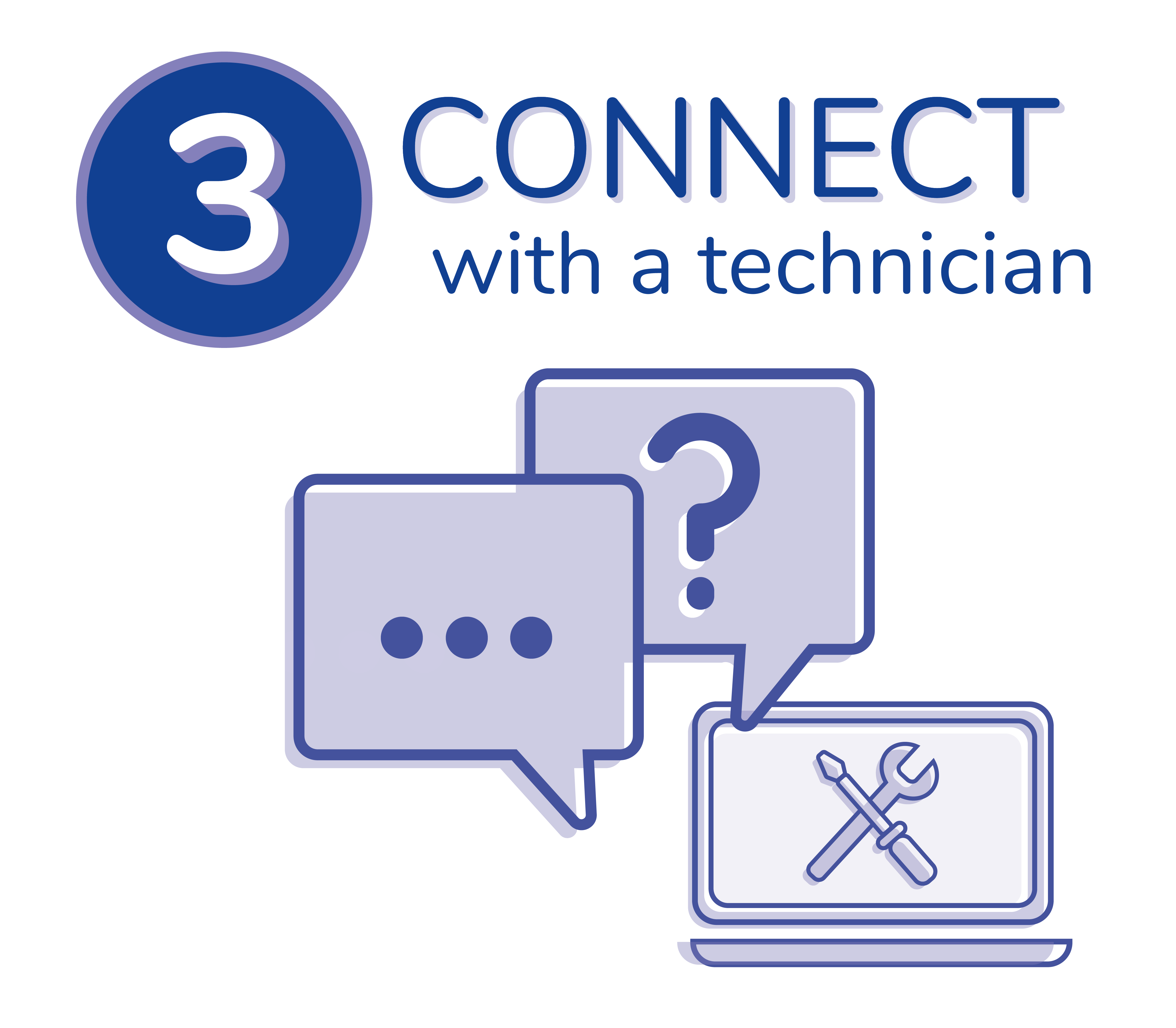 Connect with representative